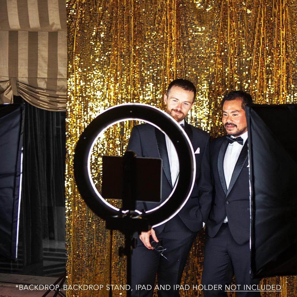 Spectrum Aurora Ultimate Photobooth Ring Light Kit for Events and Weddings