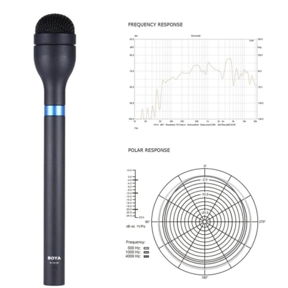 Boya BY-HM100 Omni-Directional Wired Handheld Dynamic Microphone