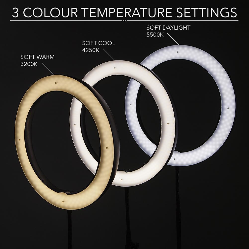 19" LED Ring Light - Gold Luxe II