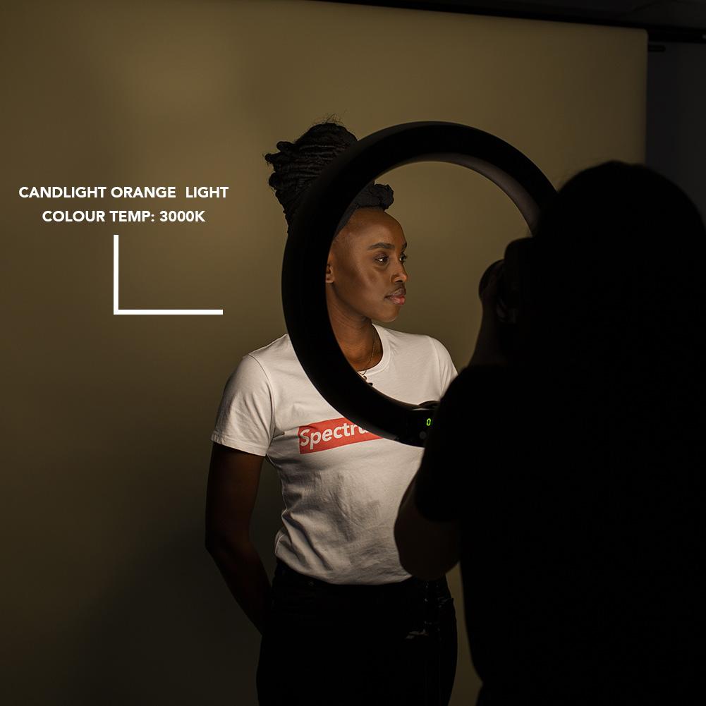 Gold Luxe II Ring Light & Crystal Luxe 13" LED Youtube Video Lighting Kit