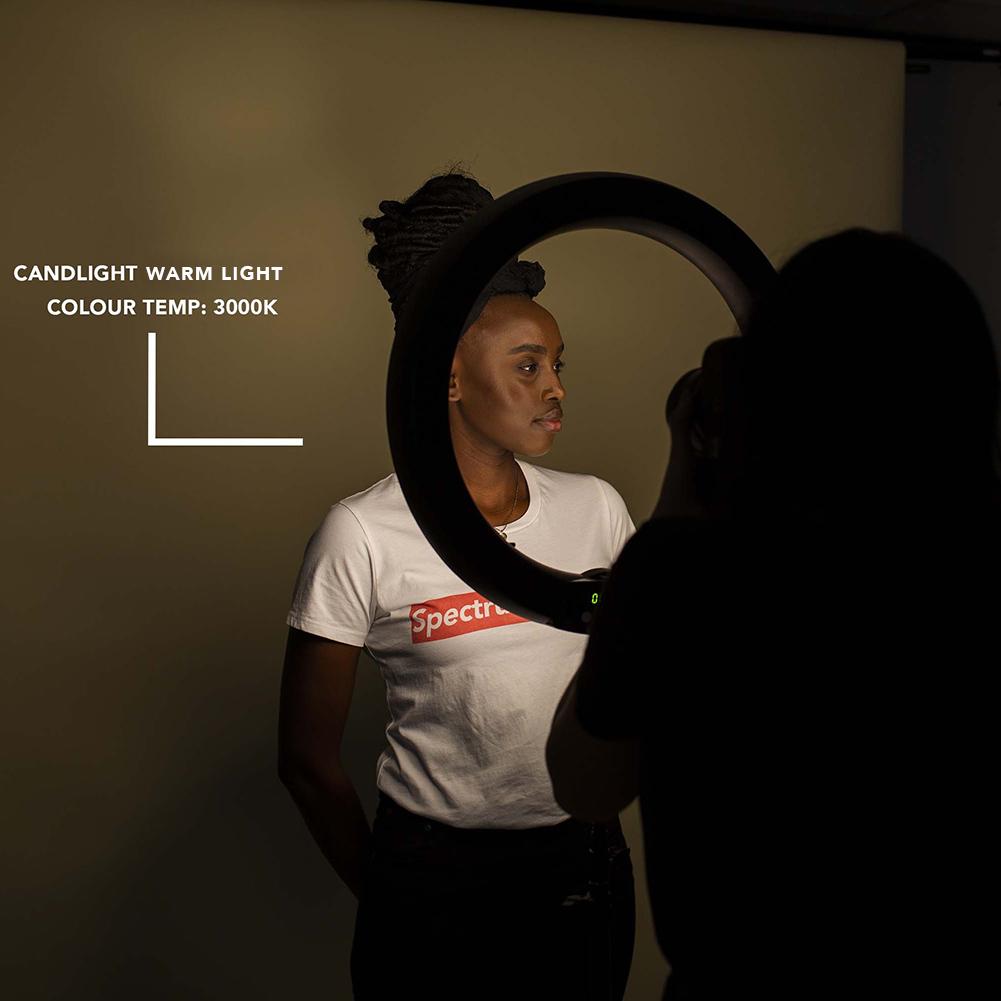 19" LED Ring Light - Gold Luxe II
