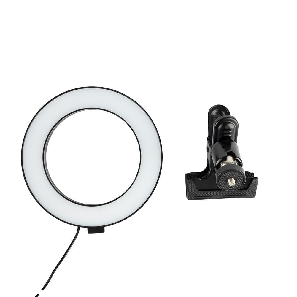6" Ring Light Clip-On Desk LED - "Ruby"