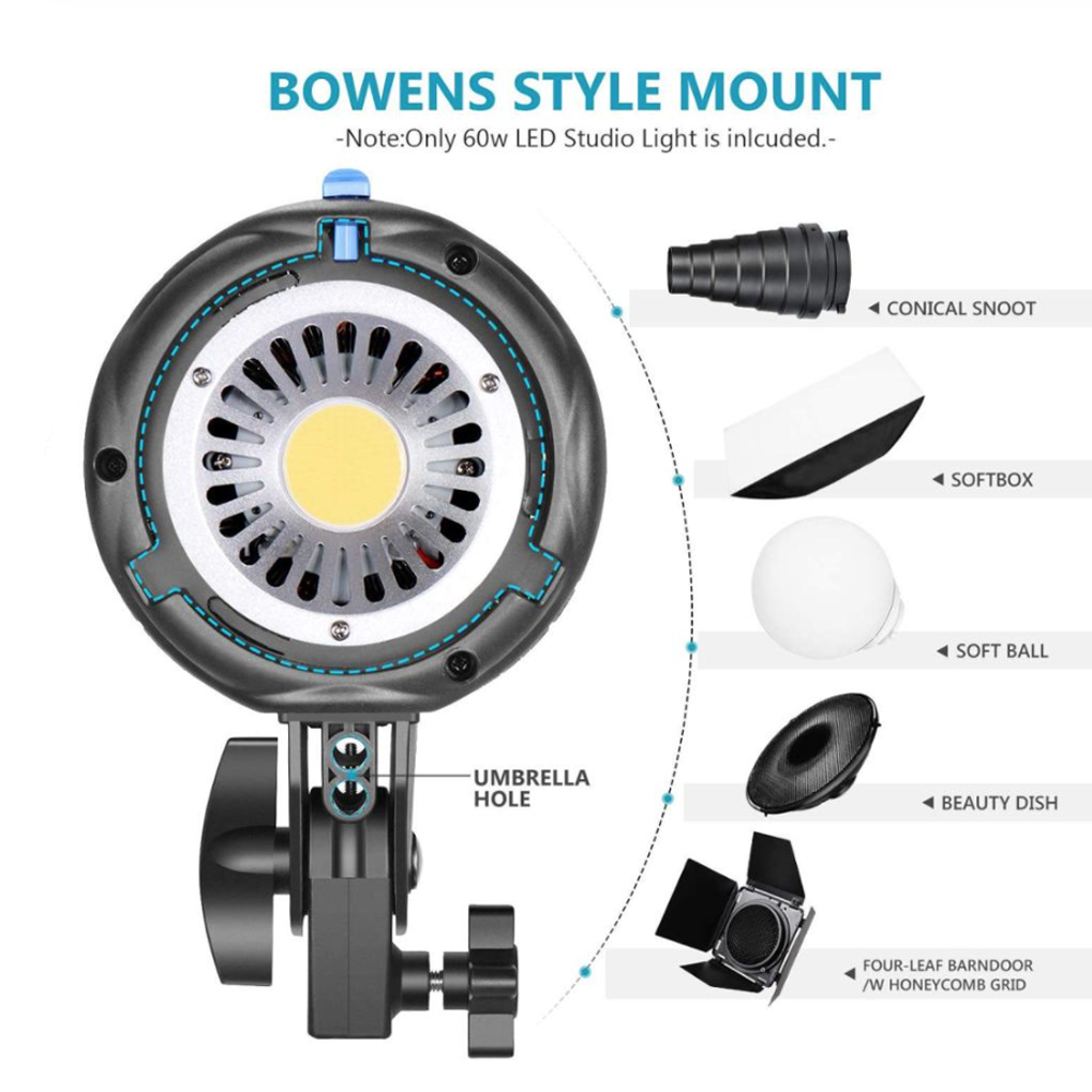 Tolifo MT-60S Continuous 5600K 60W COB Led Light