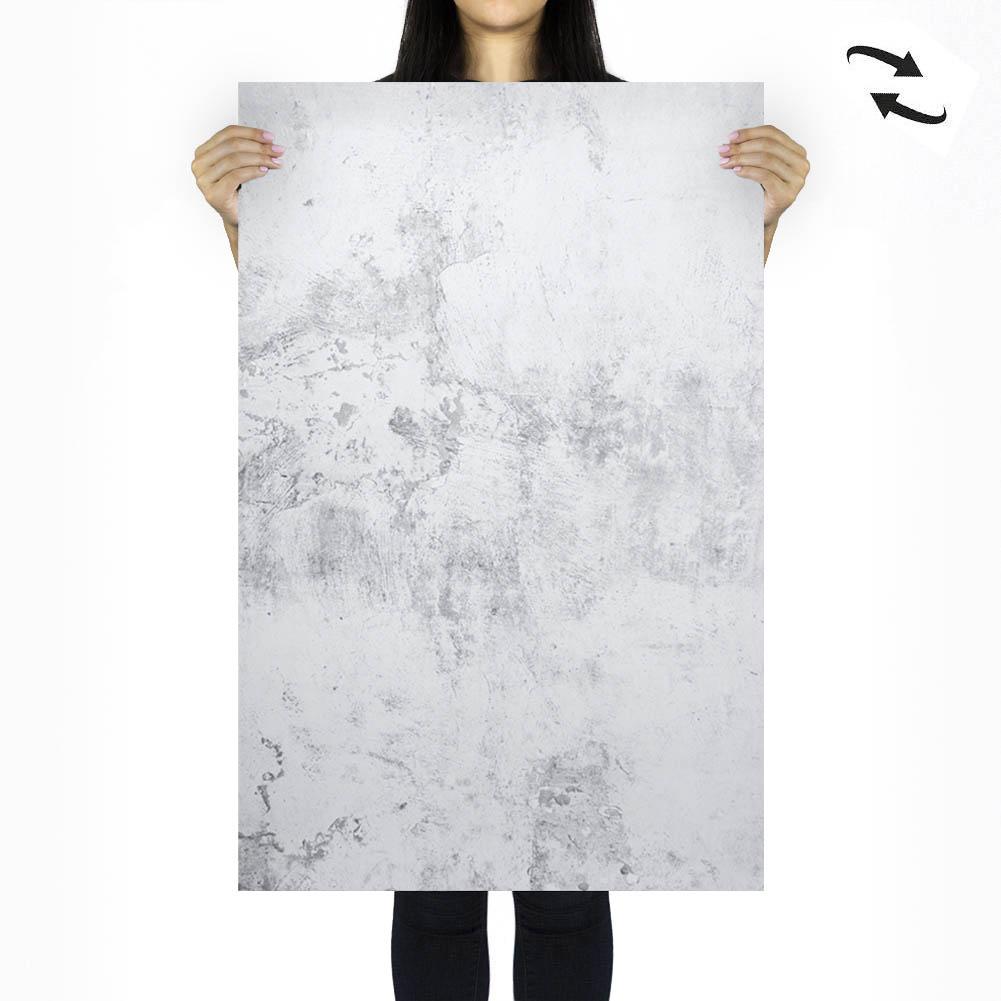Flat Lay Instagram Backdrop - 'Zetland' Concrete (56cm x 87cm)