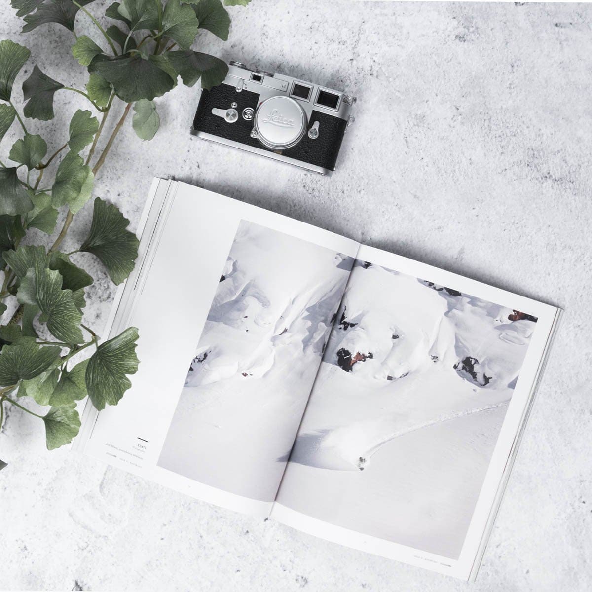 Flat Lay Instagram Backdrop - 'Zetland' Concrete (56cm x 87cm)