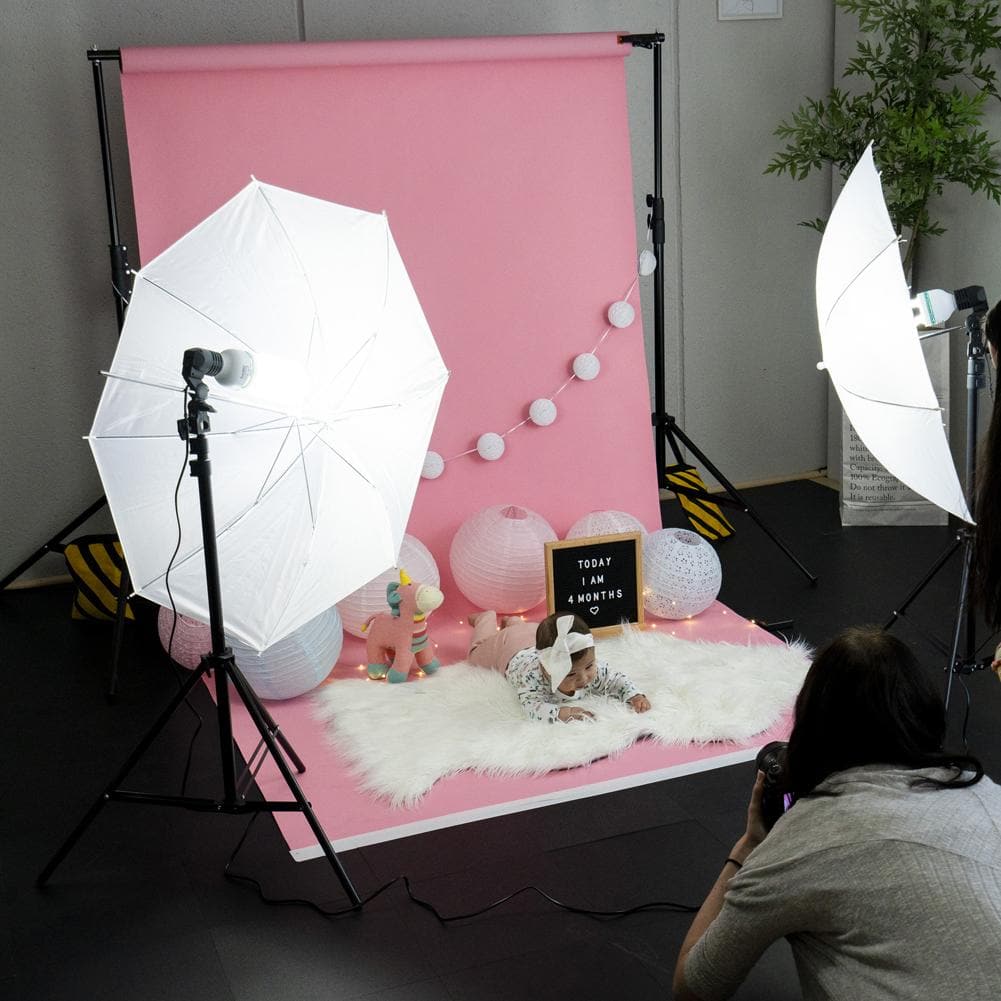 Baby Pink Paper Roll Photography Studio Backdrop Half Length (1.36 x 10M)