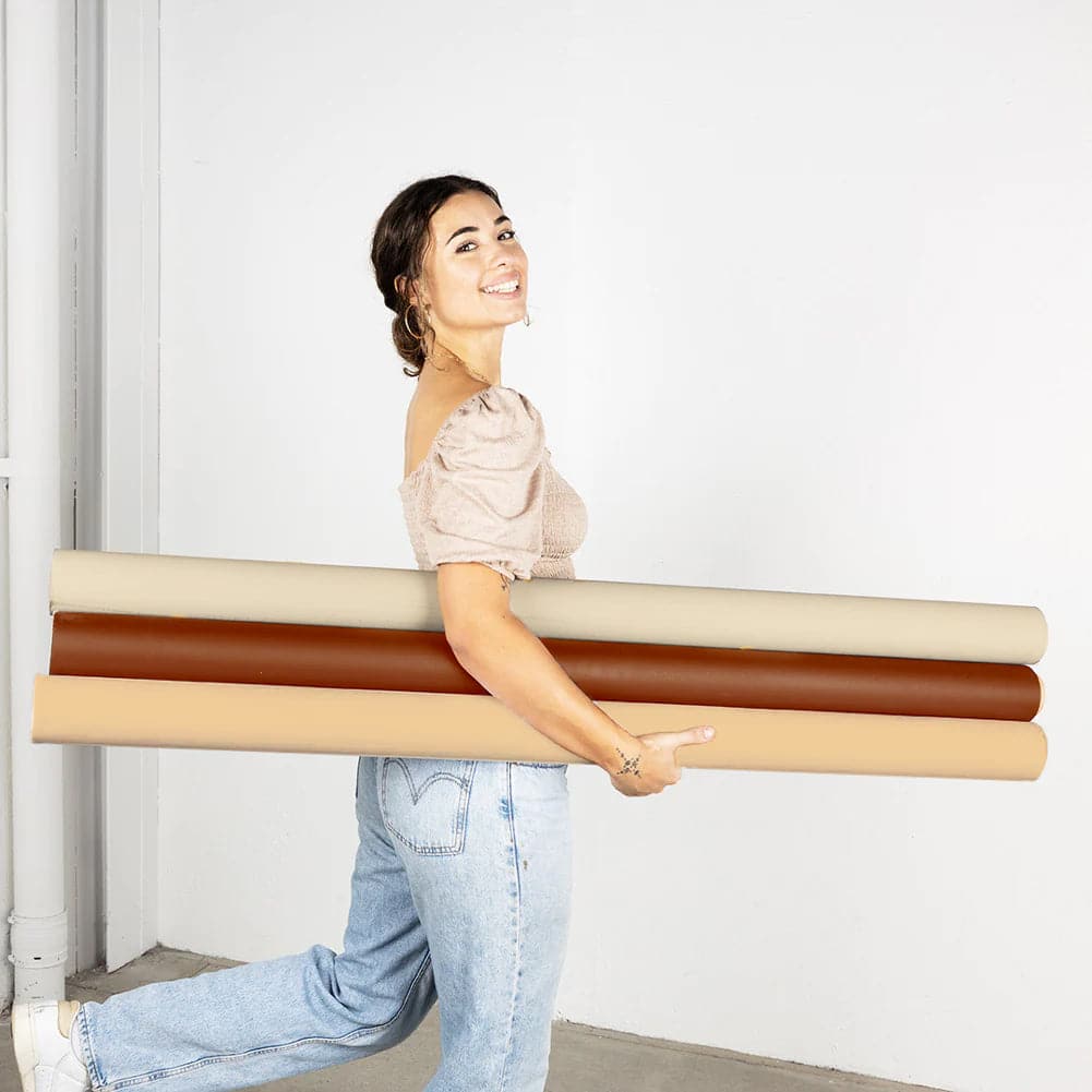 'Bare Nudes' Collection Half Length Photography Studio Paper Backdrop Set (1.36 x 10M)