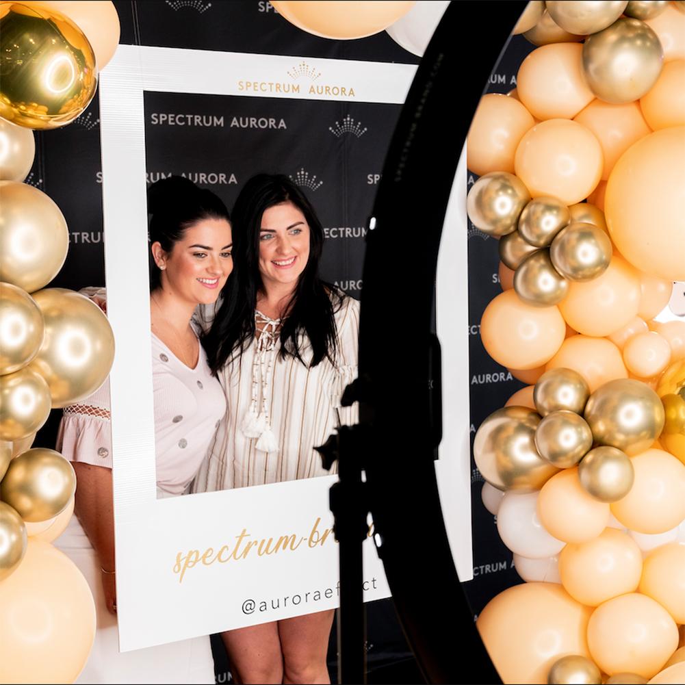 Giant Photo Booth Wedding & Events 47" LED Ring Light - Aurora Max