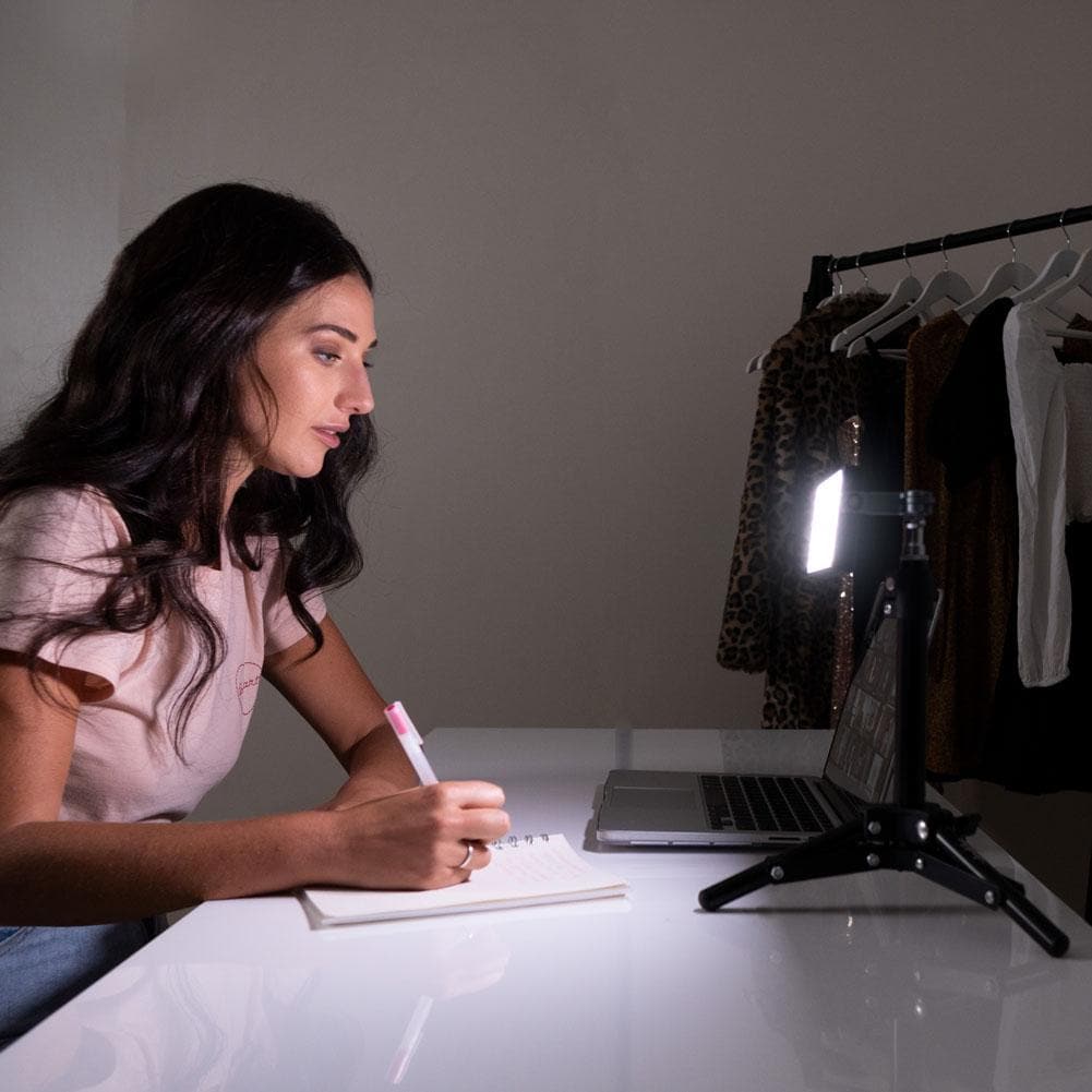 'Stay Home' Zoom Video Lighting Desk Kit