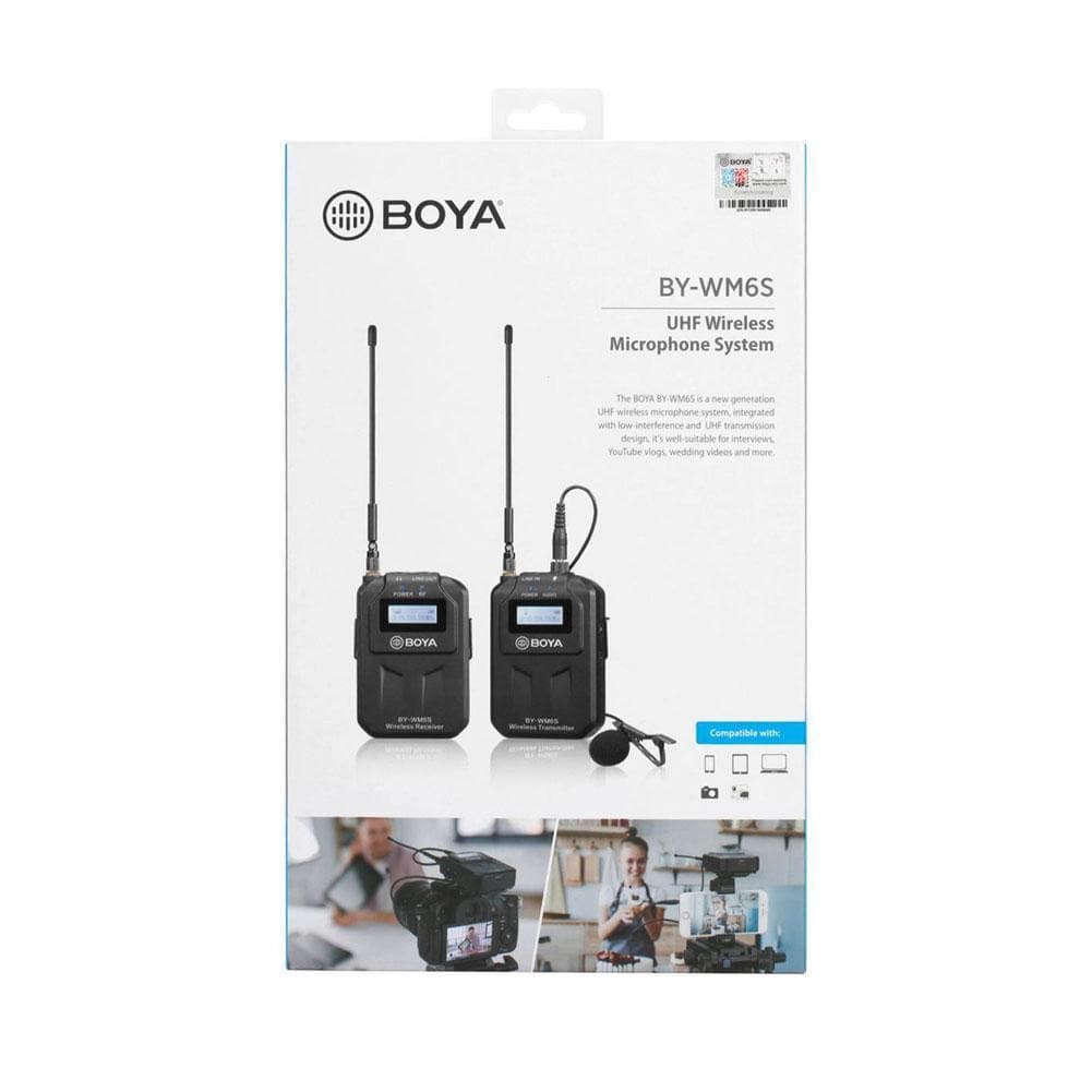 Boya BY-WM6S UHF Wireless Microphone System