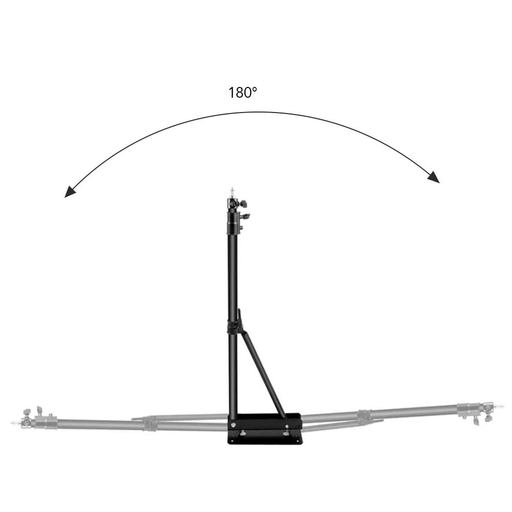 Ceiling Wall Mount Boom Arm for Ring Light & Photography Lighting - LumiBoom (No Ring Light)