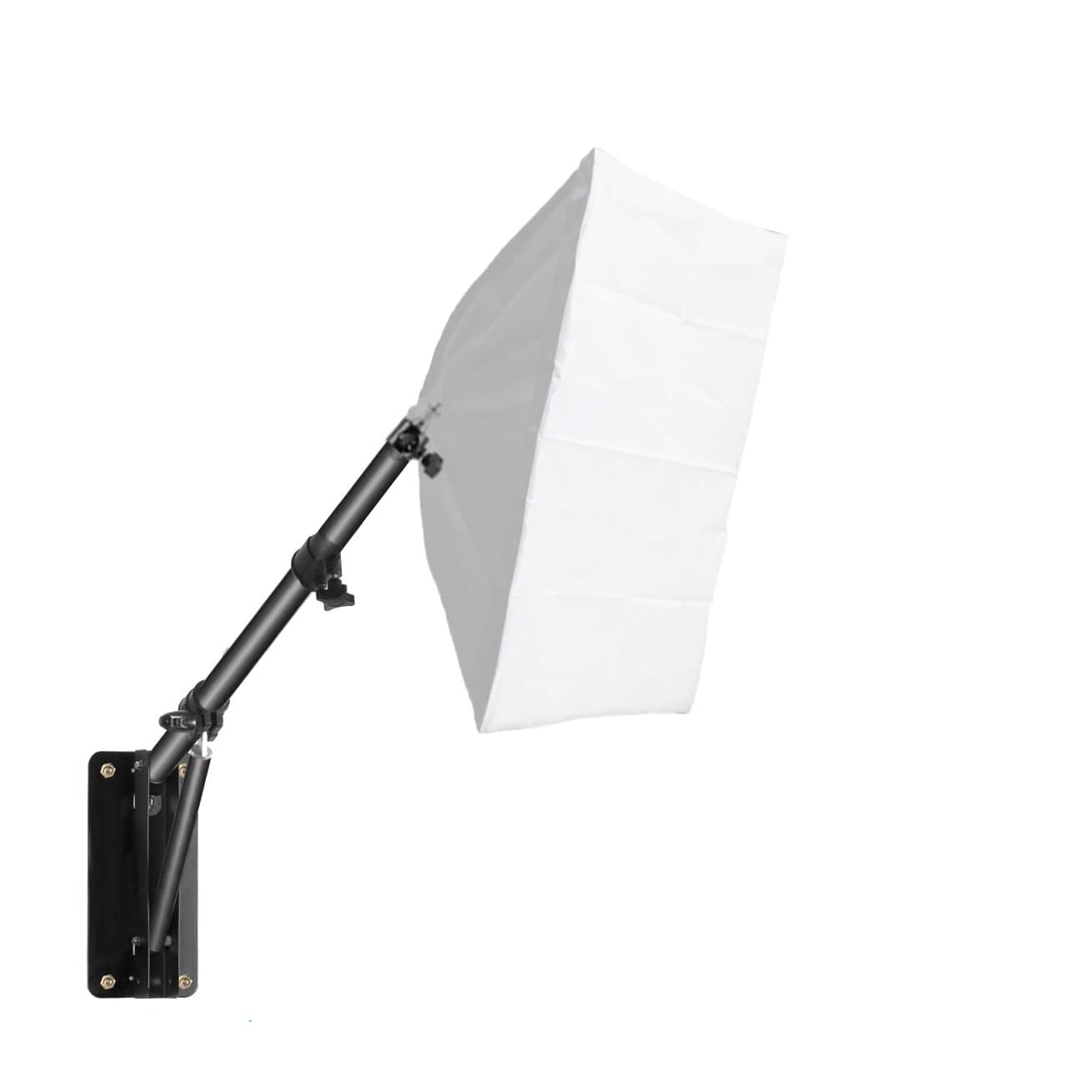 Ceiling Wall Mount Boom Arm for Ring Light & Photography Lighting - LumiBoom (No Ring Light)