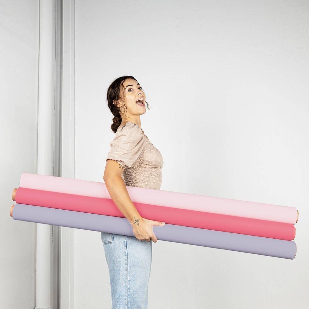 'Cotton Candy' Collection Half Width Photography Studio Paper Backdrop Set (1.36 x 10M)
