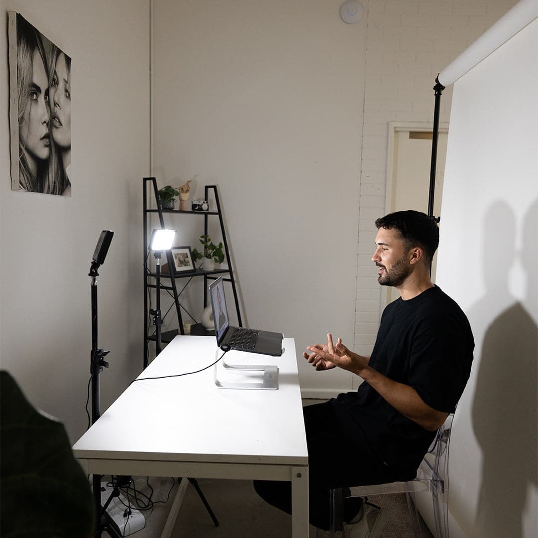 5.5" LED Photography Video Youtube Zoom Lighting Kit with Floor Stands - Crystal Air