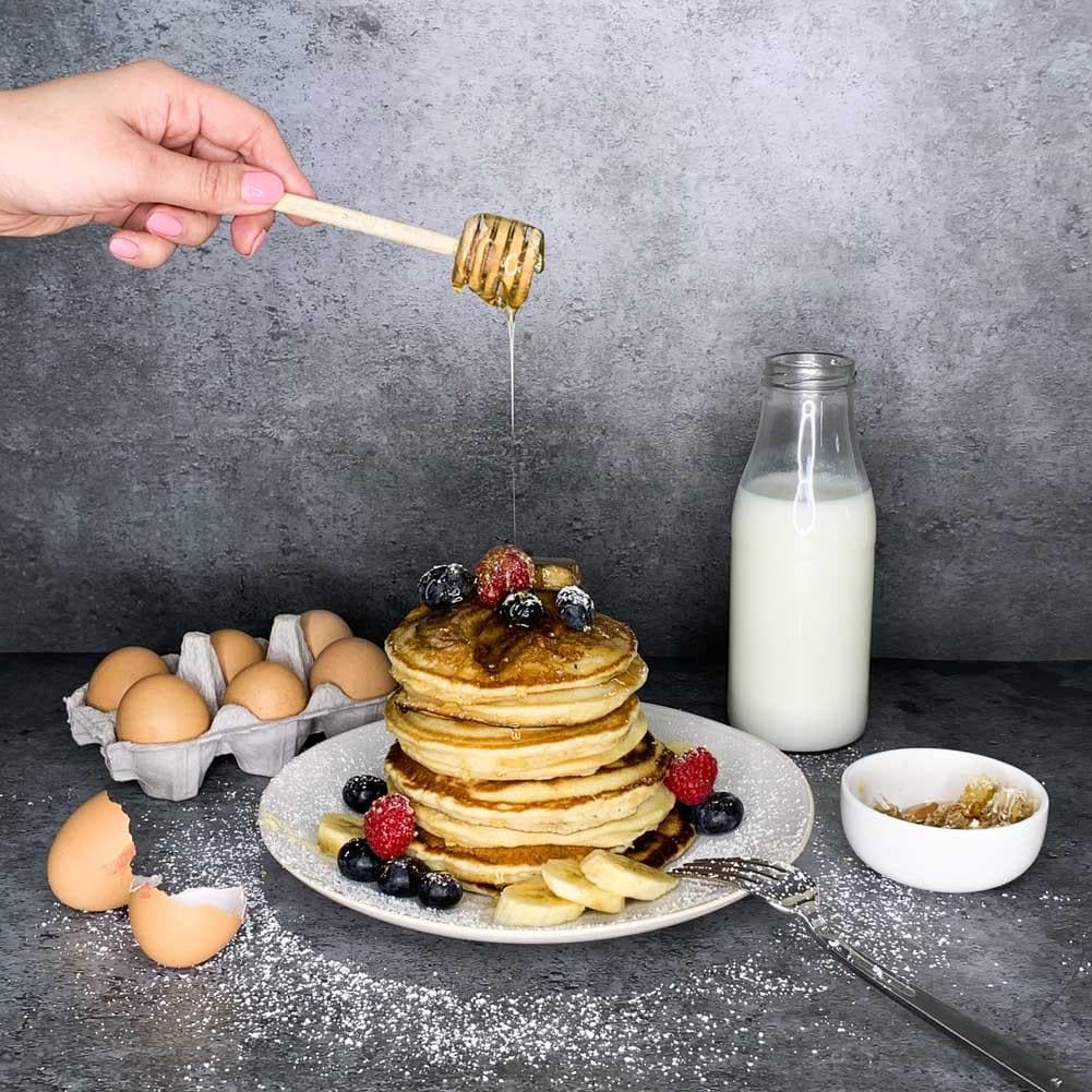 Flat Lay Instagram Backdrop - 'Darlinghurst' Dark Concrete (56cm x 87cm)