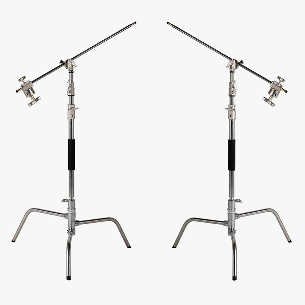 Pro Double "Multi-Purpose" C-Stand Heavy Duty Backdrop Studio Setup (20kg Load)