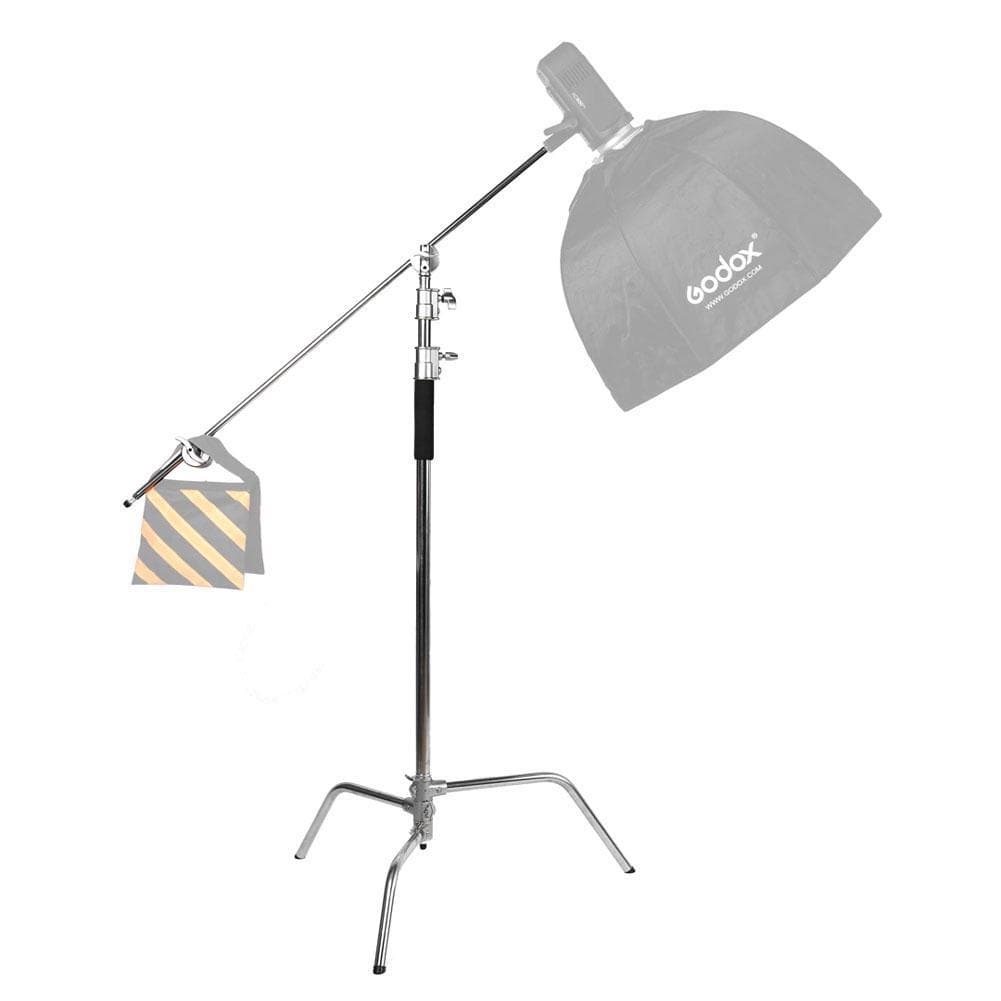 Pro Double "Multi-Purpose" C-Stand Heavy Duty Backdrop Studio Setup (20kg Load)