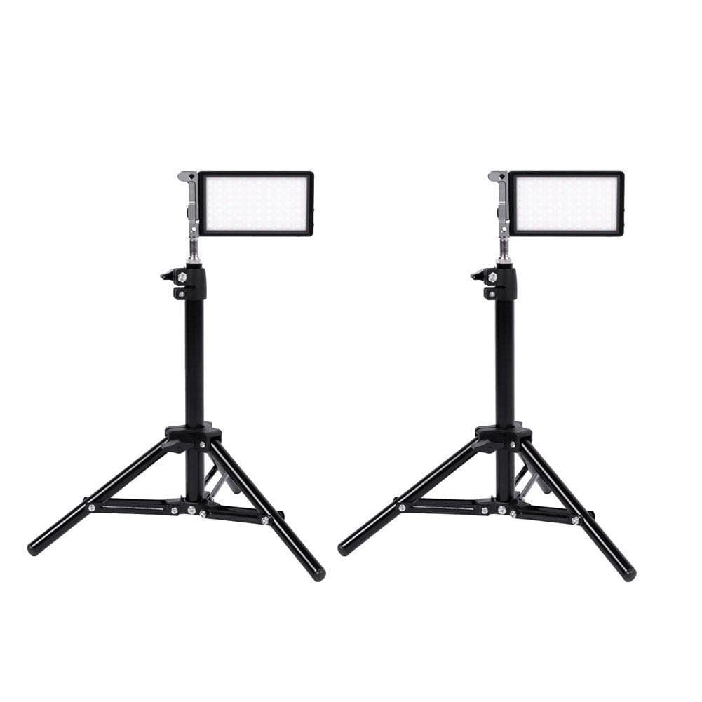 Double 'Stay Home' Video Zoom Lighting Desk Kit