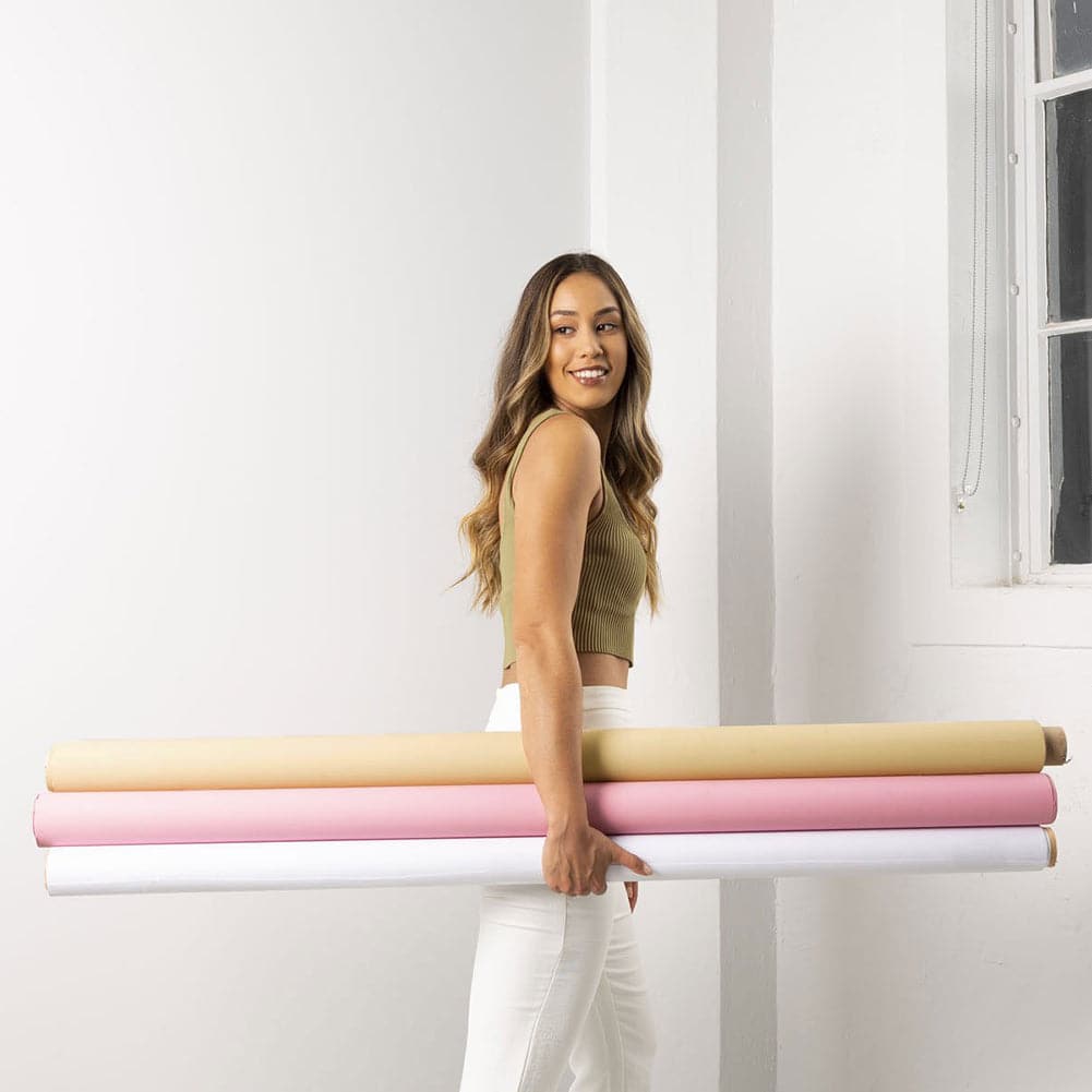 'Essentials' Collection Half Width Photography Studio Paper Backdrop Set (1.36 x 10M)