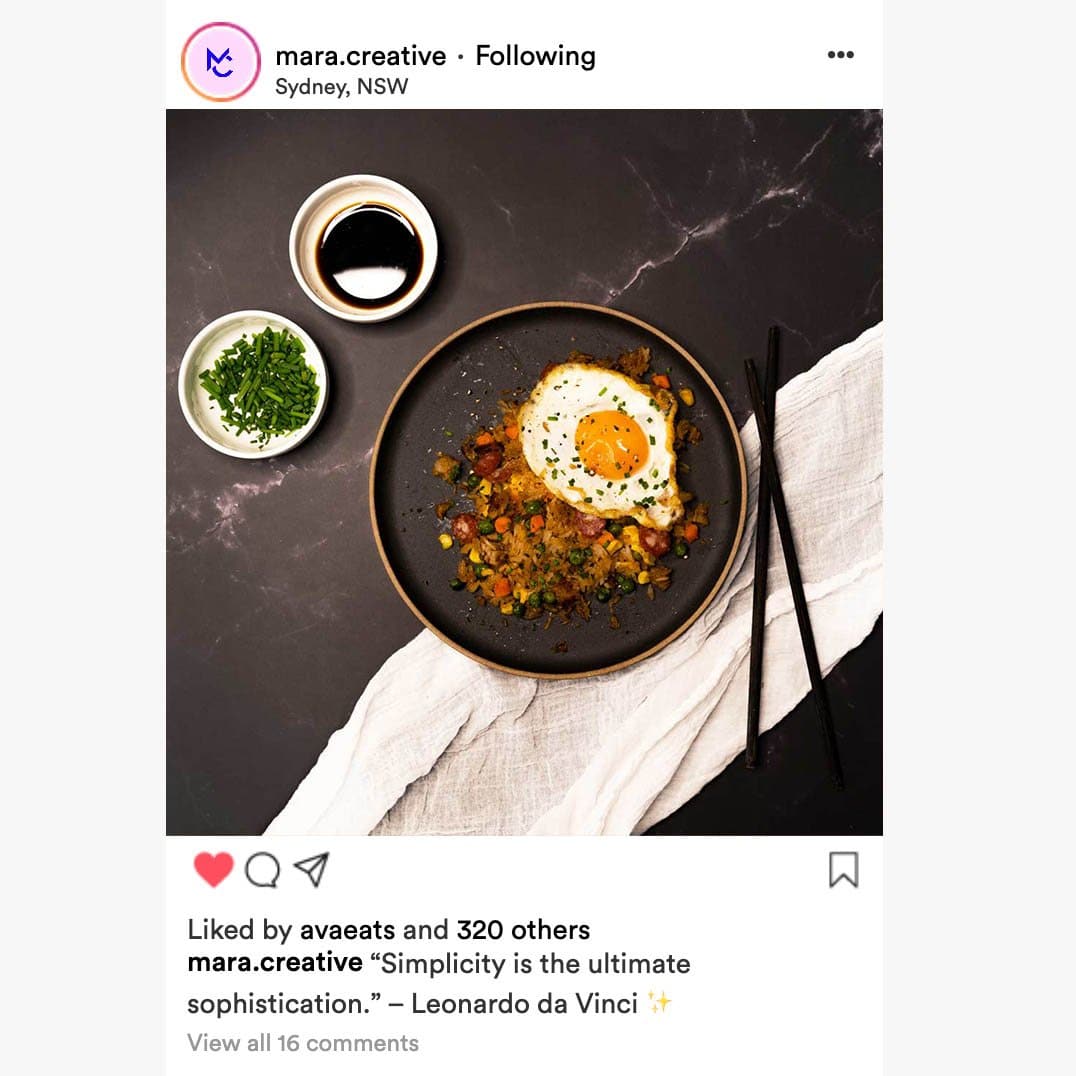 Flat Lay Instagram Backdrop - 'Toorak' Black Marble (56cm x 87cm)