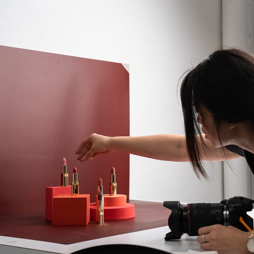 Flat Lay Instagram Backdrop - Duo 'Festive Christmas' (56cm x 87cm)