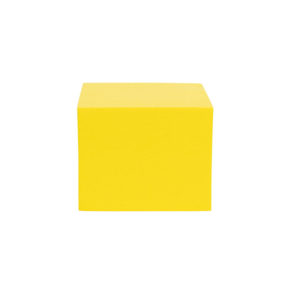 Geometric Foam Styling Props For Photography - Canary Yellow 4 Pack