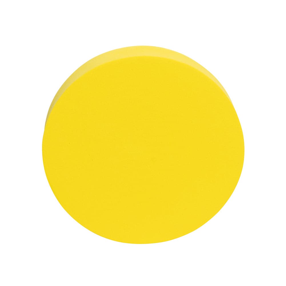 Geometric Foam Styling Props For Photography - Canary Yellow 4 Pack