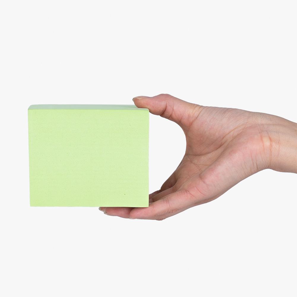 Geometric Foam Styling Props for Photography - Tall Square 10cm (Mint Green)