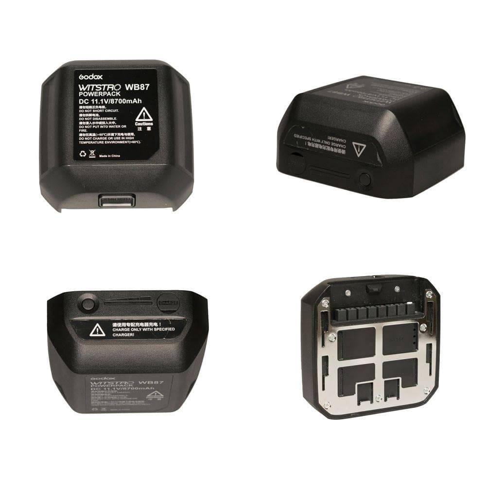 Godox 3 x AD600B Witstro TTL 2.4GHz Studio Flash Strobe Light & Stand Kit with X1 Trigger (Bowens)