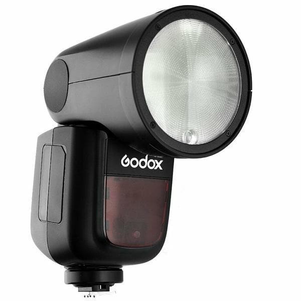 Godox V1-C Round Head Flash for Canon + AK-R1 Accessory Head Kit