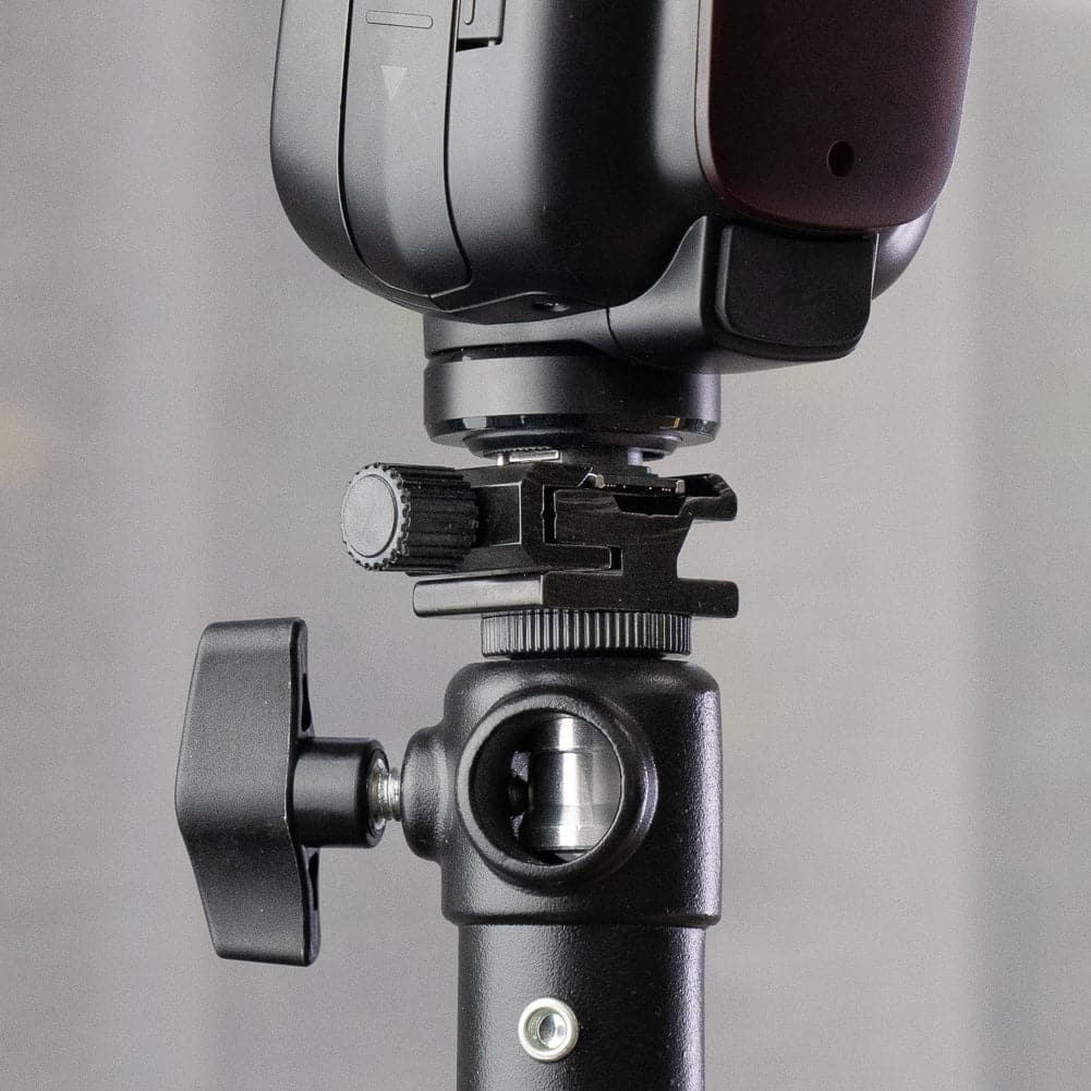 Flash Cold Shoe with 5/8" Spigot Adapter
