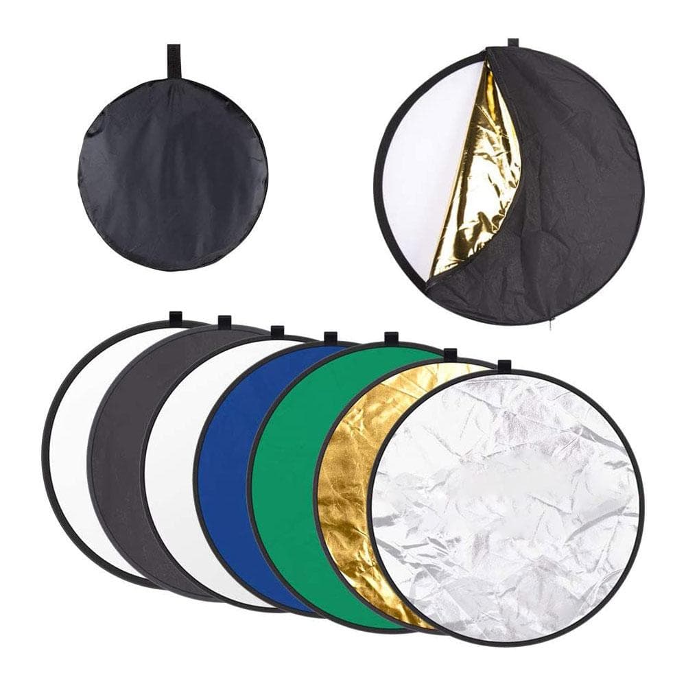 Multi 80cm Collapsible Photography Disc 7-in-1 Light Diffuser Reflector
