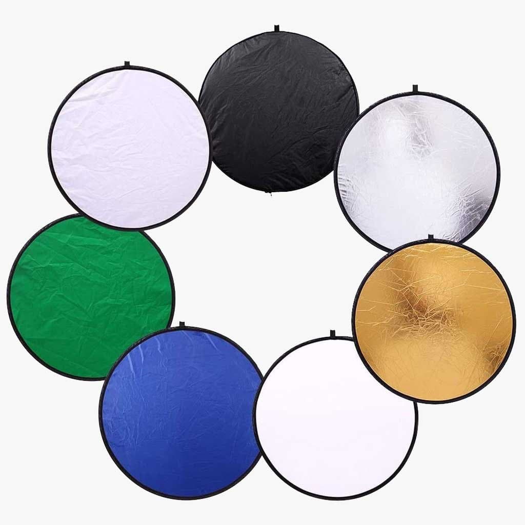 Multi 80cm Collapsible Photography Disc 7-in-1 Light Diffuser Reflector