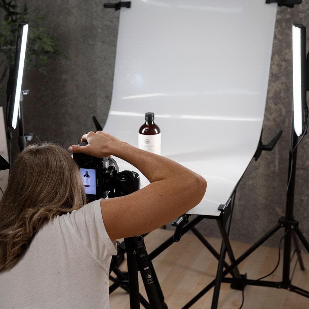 Pro 'Foodie' 60cm Studio Food Photography Table & Led Lighting Kit