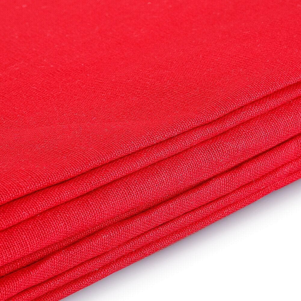 Solid Red 1.8 x 2.8M Cotton Muslin Backdrop