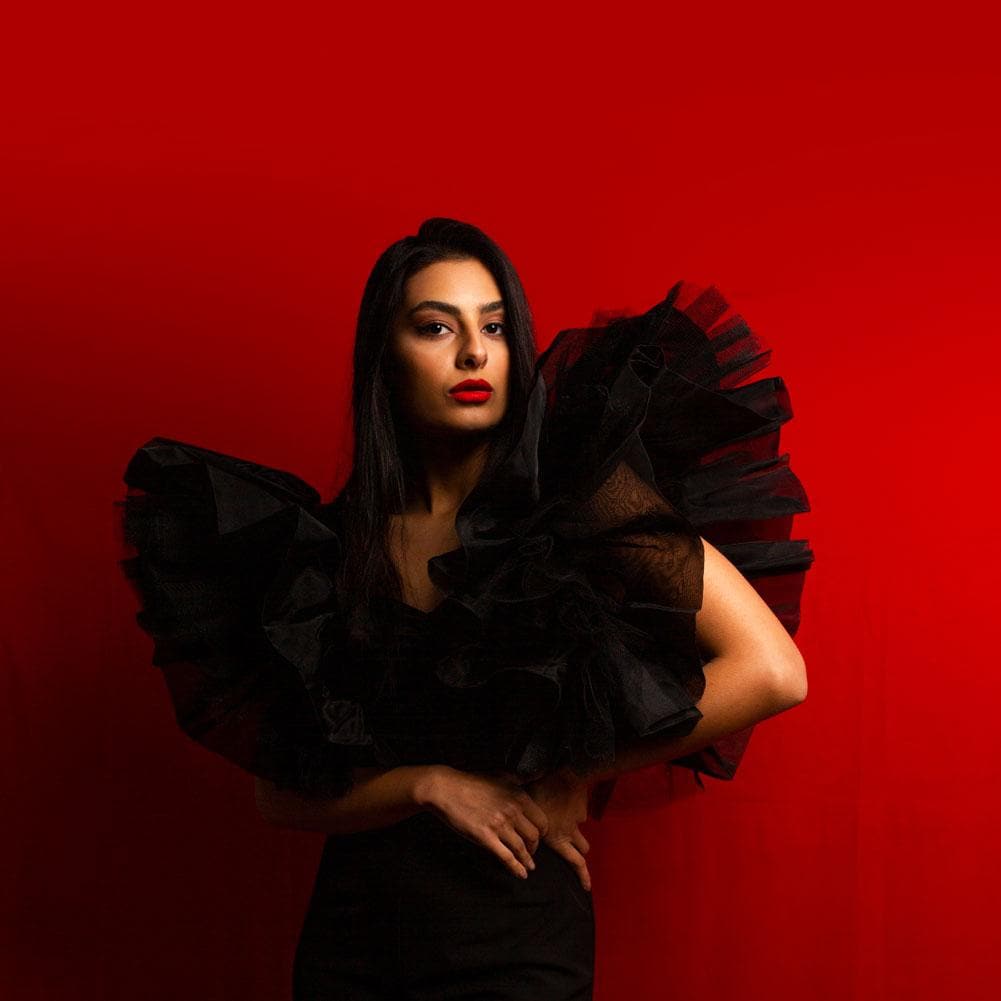 Solid Red 1.8 x 2.8M Cotton Muslin Backdrop