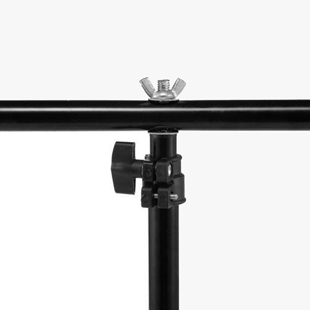 T Backdrop Stand (2M x 2M) with Pegs for Flat Lay and Small Backdrops - 3kg Load