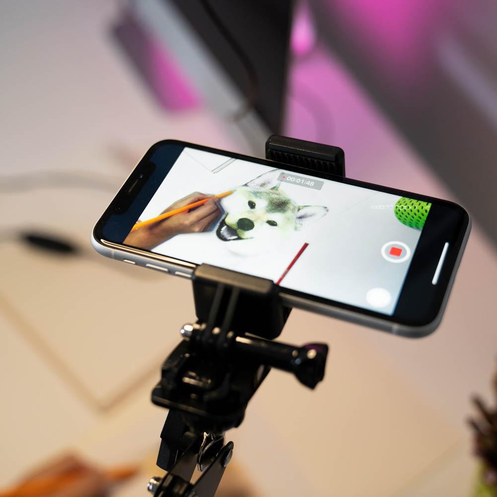 6" Ring Light with Smartphone Holder Tabletop Lighting Kit - 'Inner Artist Plus II'