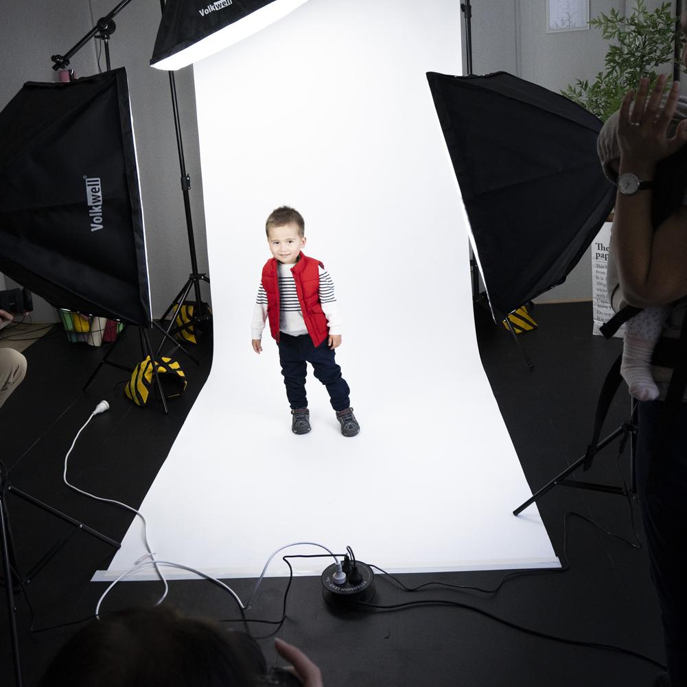 Marshmallow White Paper Roll Photography Studio Backdrop Half Length (1.36 x 10M)
