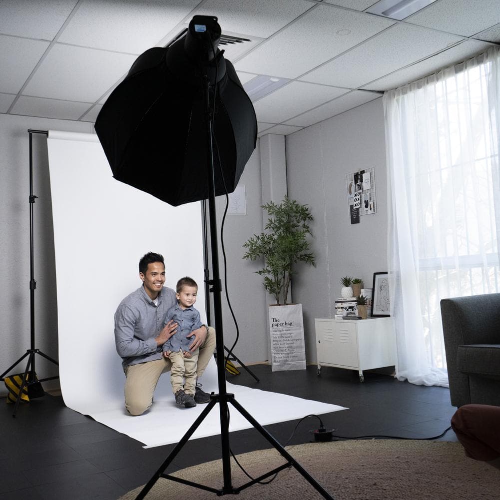 'S-Beam 150' LED Octagon Softbox Lighting Kit - Spectrum-PRO