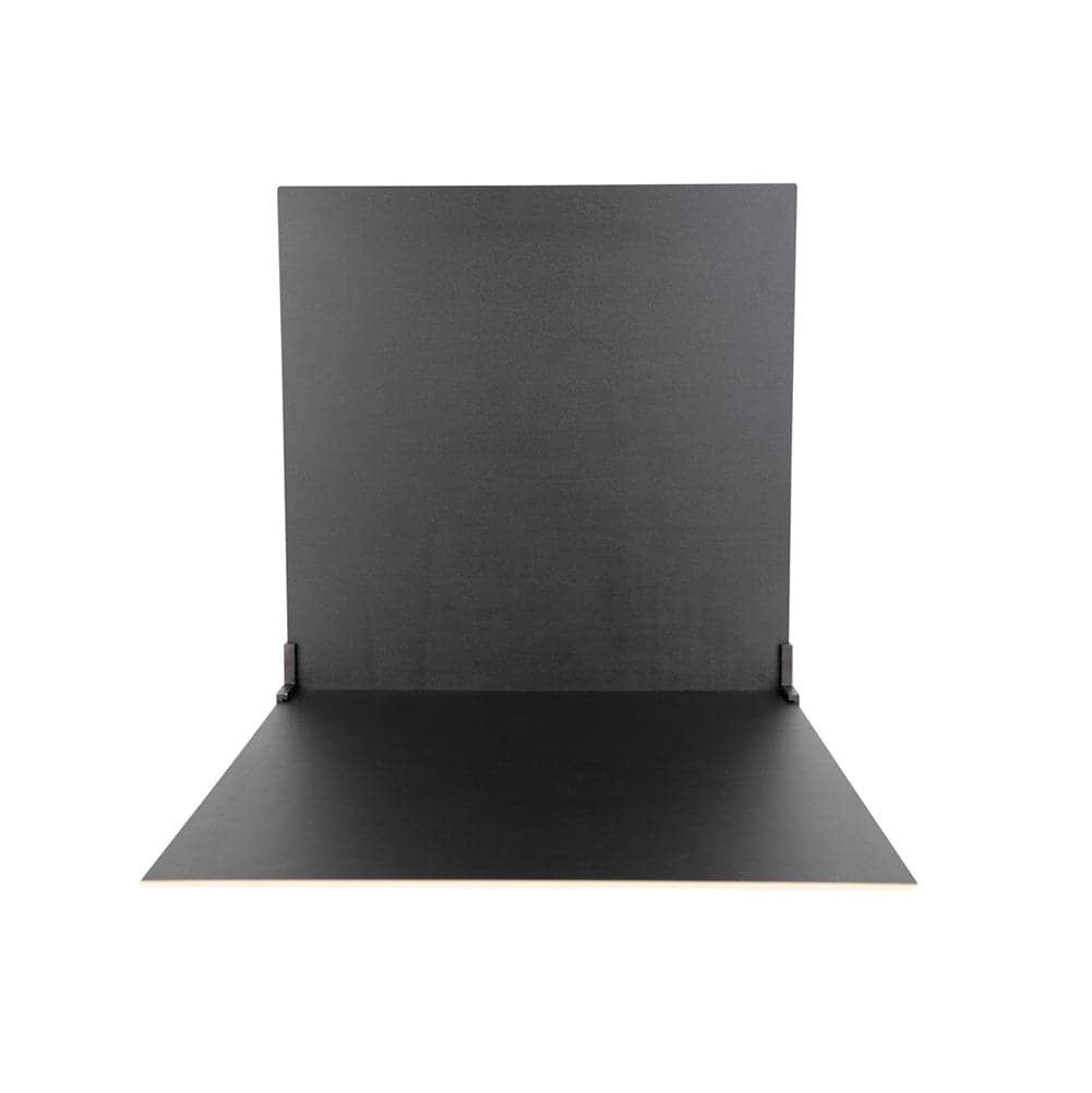 ProBoards Flat Lay Photography Rigid Black & Off White Backdrop - Minimalistic (60cm x 60cm)