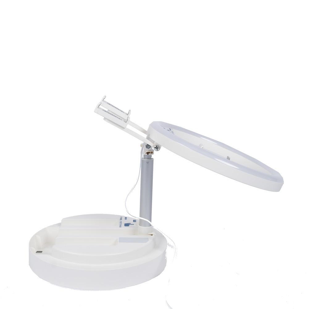 NiceFoto Foldable LED 12" Ring Light (3200K/5600K/6500K) (DEMO STOCK)