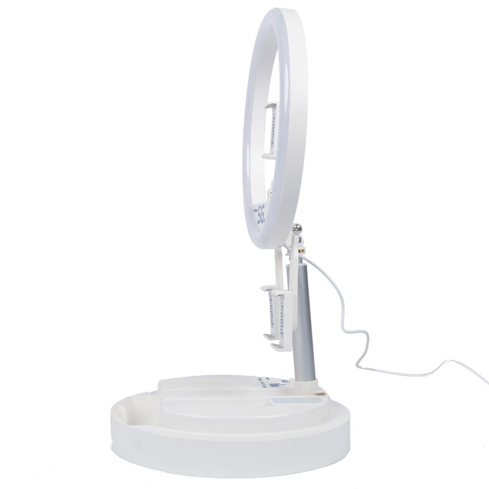 NiceFoto Foldable LED 12" Ring Light (3200K/5600K/6500K) (DEMO STOCK)