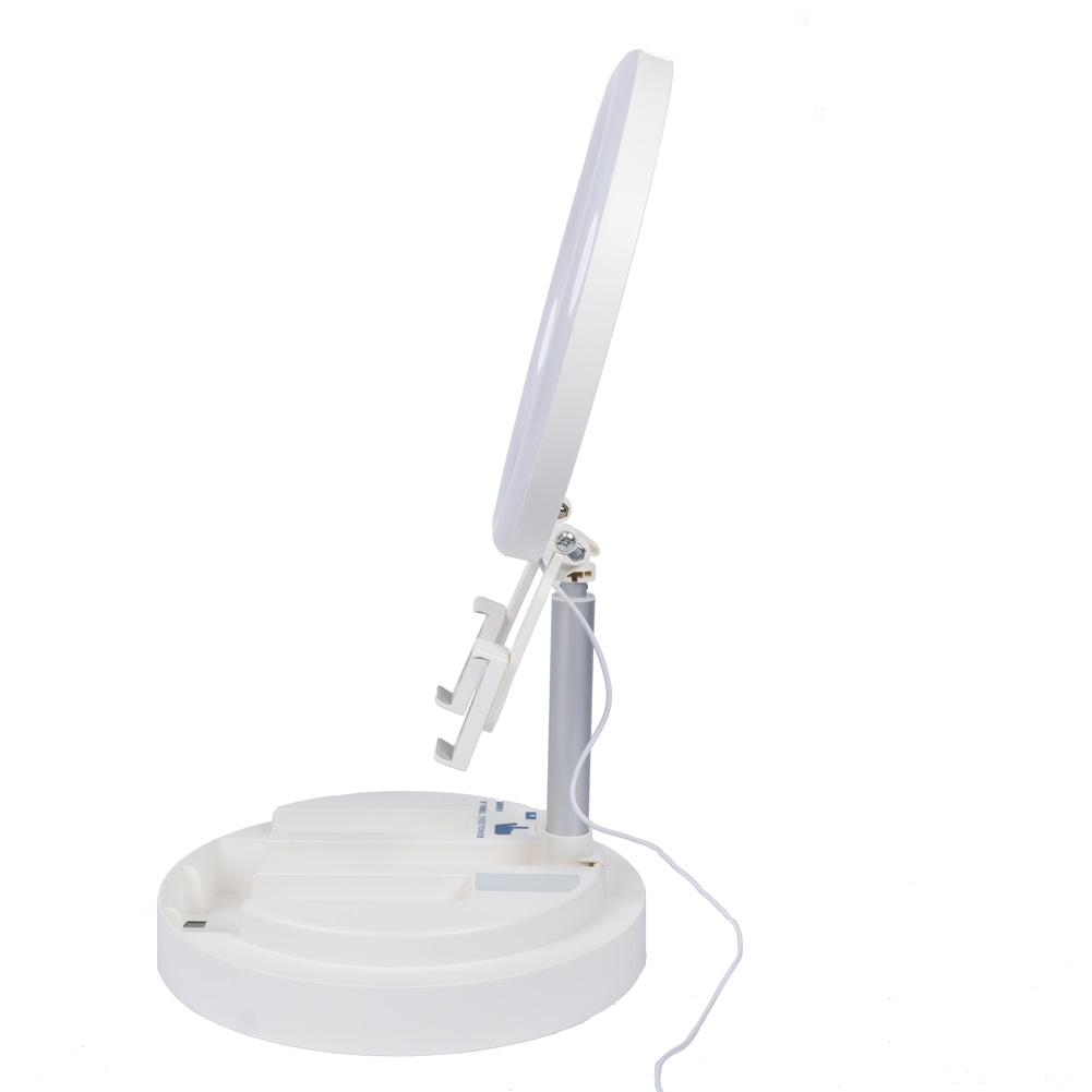 NiceFoto Foldable LED 12" Ring Light (3200K/5600K/6500K) (DEMO STOCK)