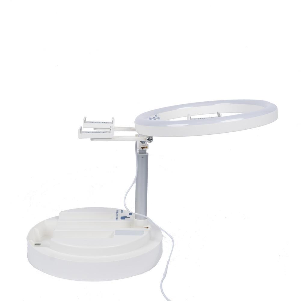 NiceFoto Foldable LED 12" Ring Light (3200K/5600K/6500K) (DEMO STOCK)