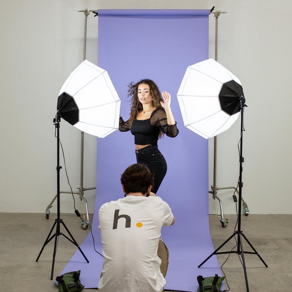 Octagon 'Kreator Kit' Double Dimmable LED Bi-Coloured Octagon Softbox Lighting Kit