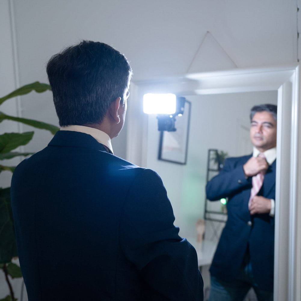 On The Go Mini Beauty Light With Suction Mount & Godox M150