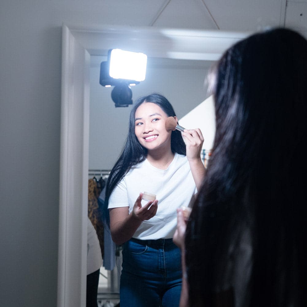 On The Go Mini Beauty Light With Suction Mount & Godox M150