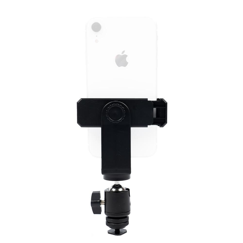 Phone Vlogging Kit with Universal Phone Bracket and Ball Head Mount