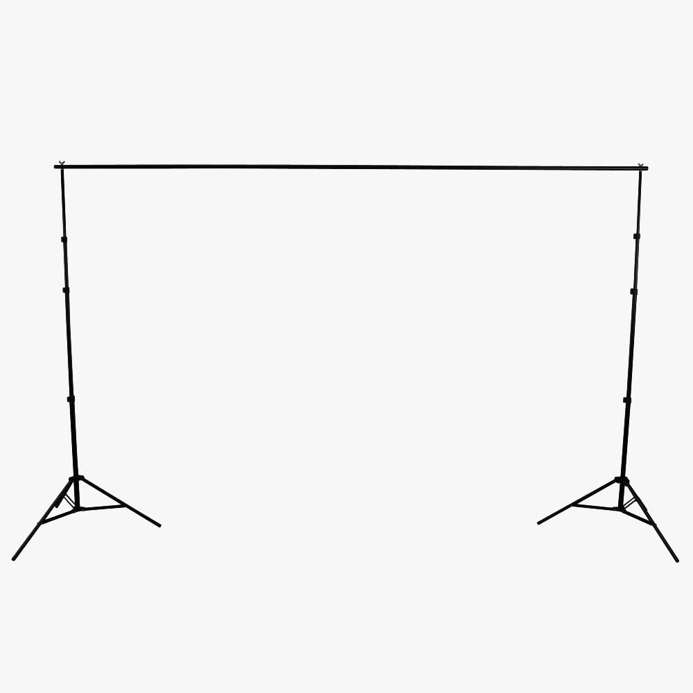 Photography Backdrop Stand 4kg Load 4 Segment Crossbar - 2.5M x 3.0M